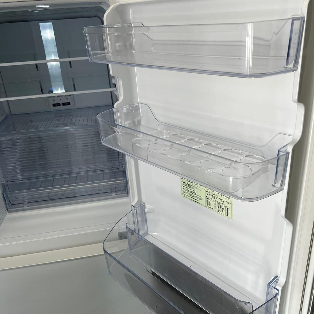 ★127 冷蔵庫　シャープ 大容量　白　安い　中古　同棲　一人暮らし　設置無料