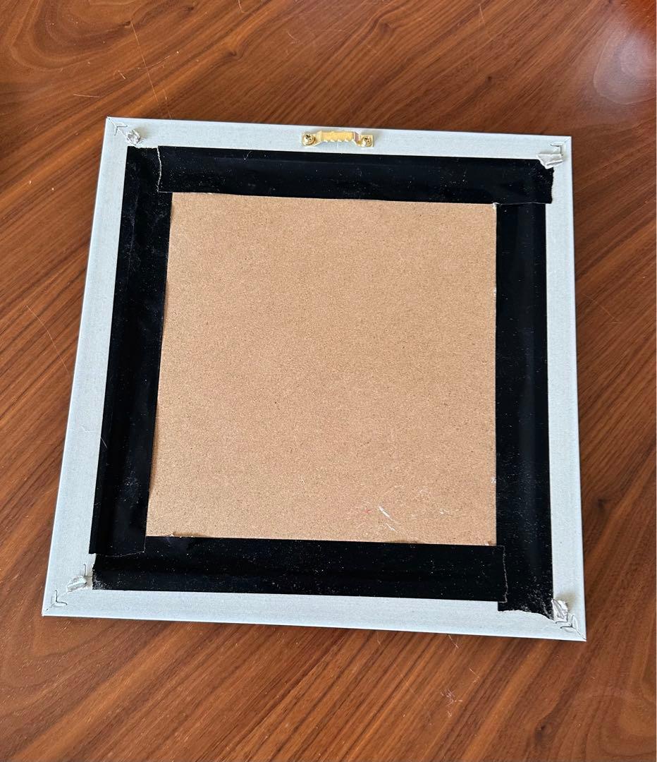 【完成品】「水滴バラ」クロスステッチ