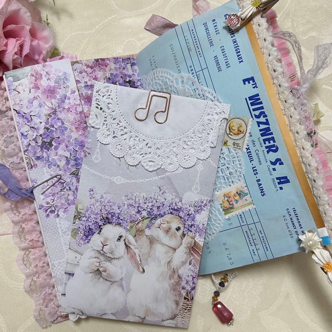 薔薇とレースのジャンクジャーナル・雑記帳　Happy Easter