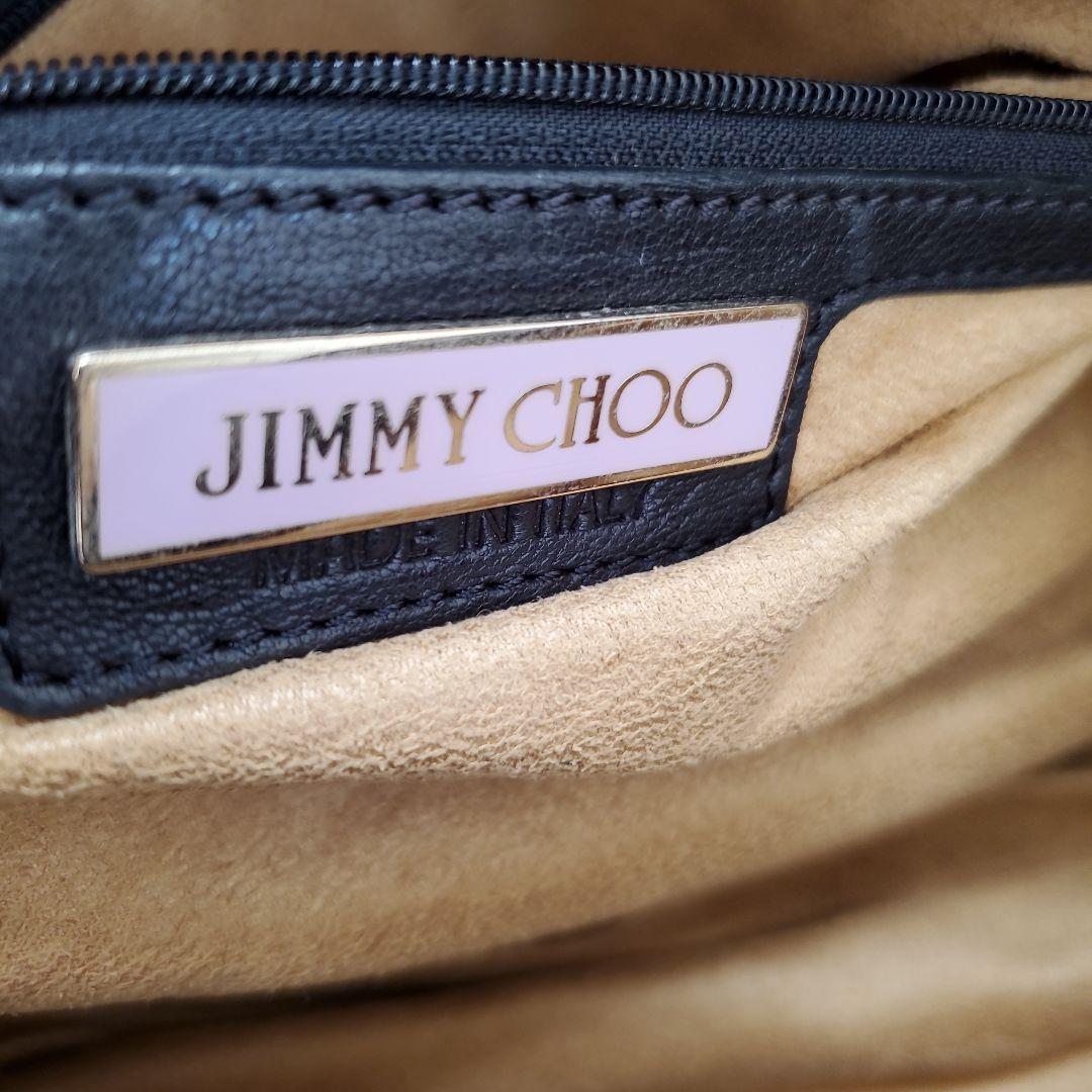 ⭐美品⭐JIMMY CHOO ミニドラムバッグ 2way ショルダーバッグ 蛇