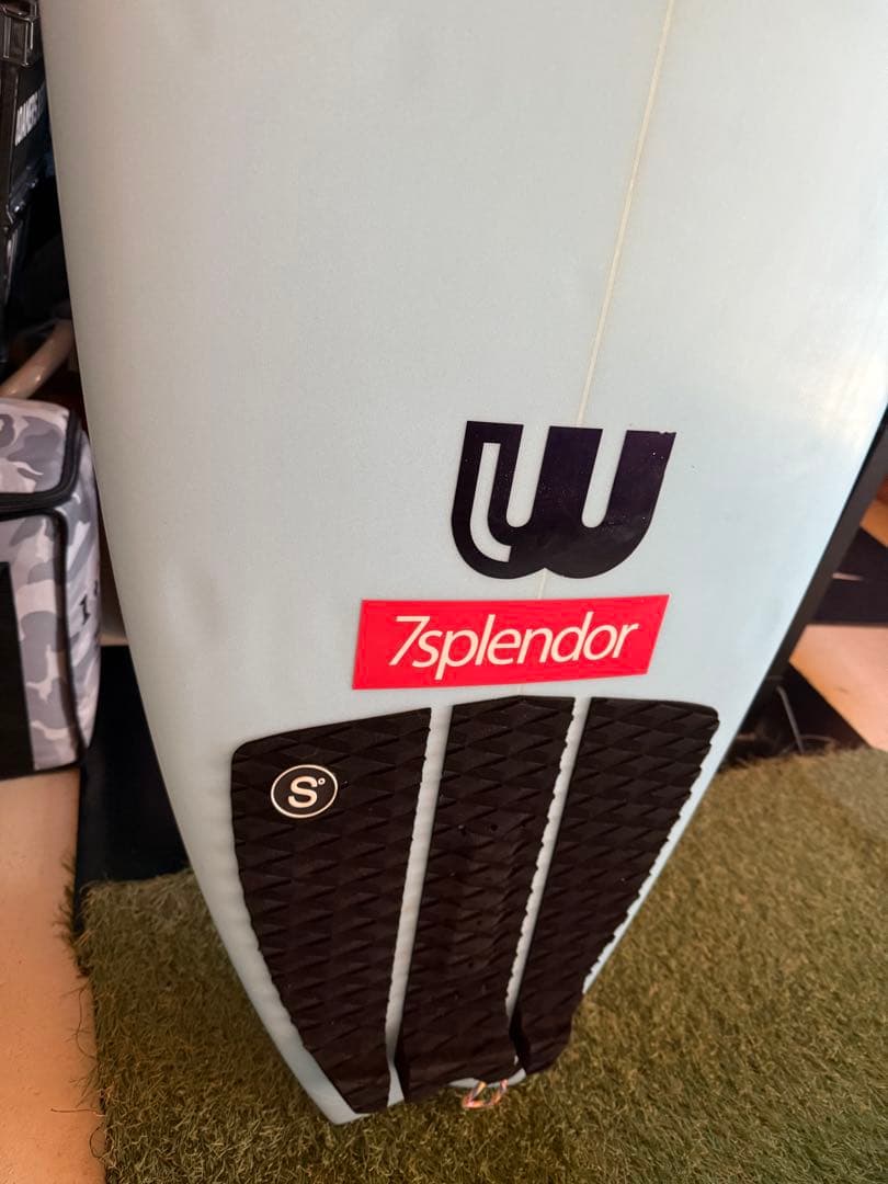 チリサーフボード ライトブルー