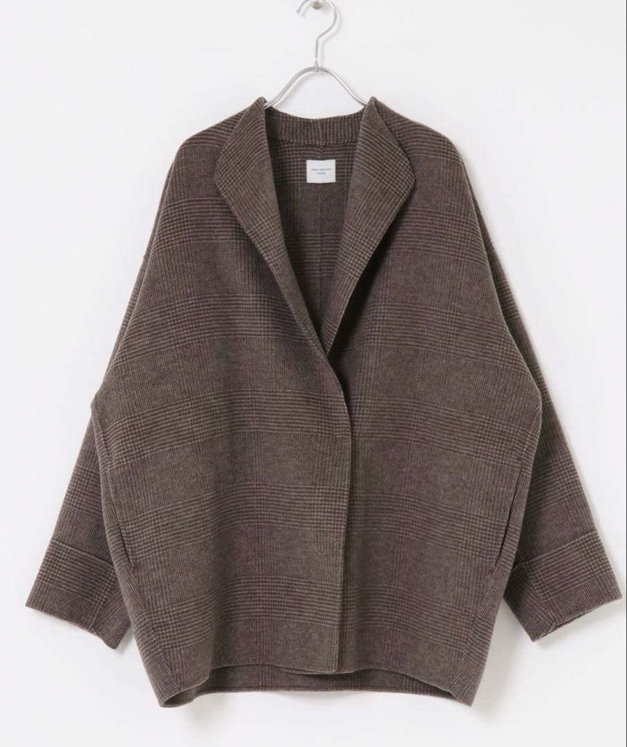 ウールリバーミドルガウンコート