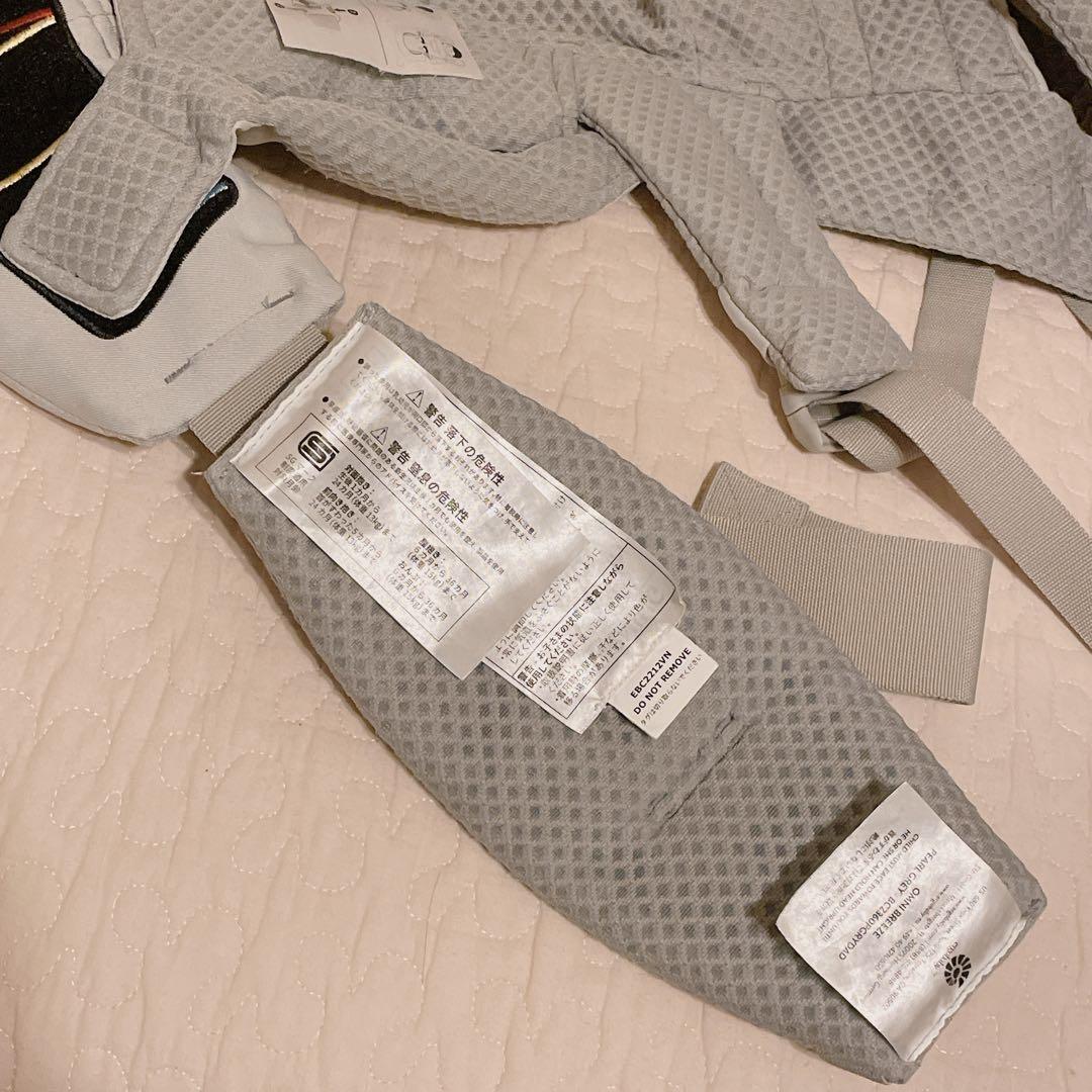 【美品】エルゴ オムニブリーズ パールグレー + 収納カバー +レッグウォーマー