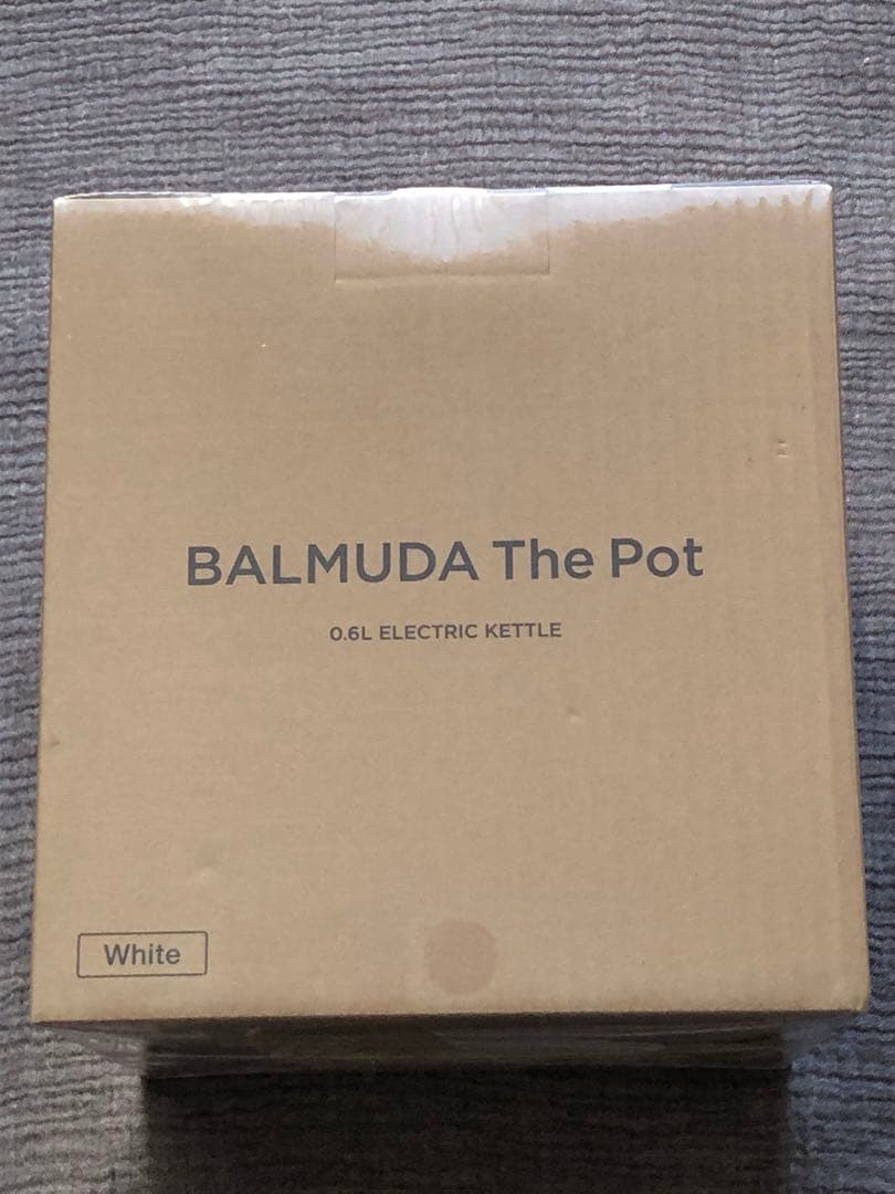 新品未開封品　BALMUDA The Pot 0.6L 電気ケトル ホワイト