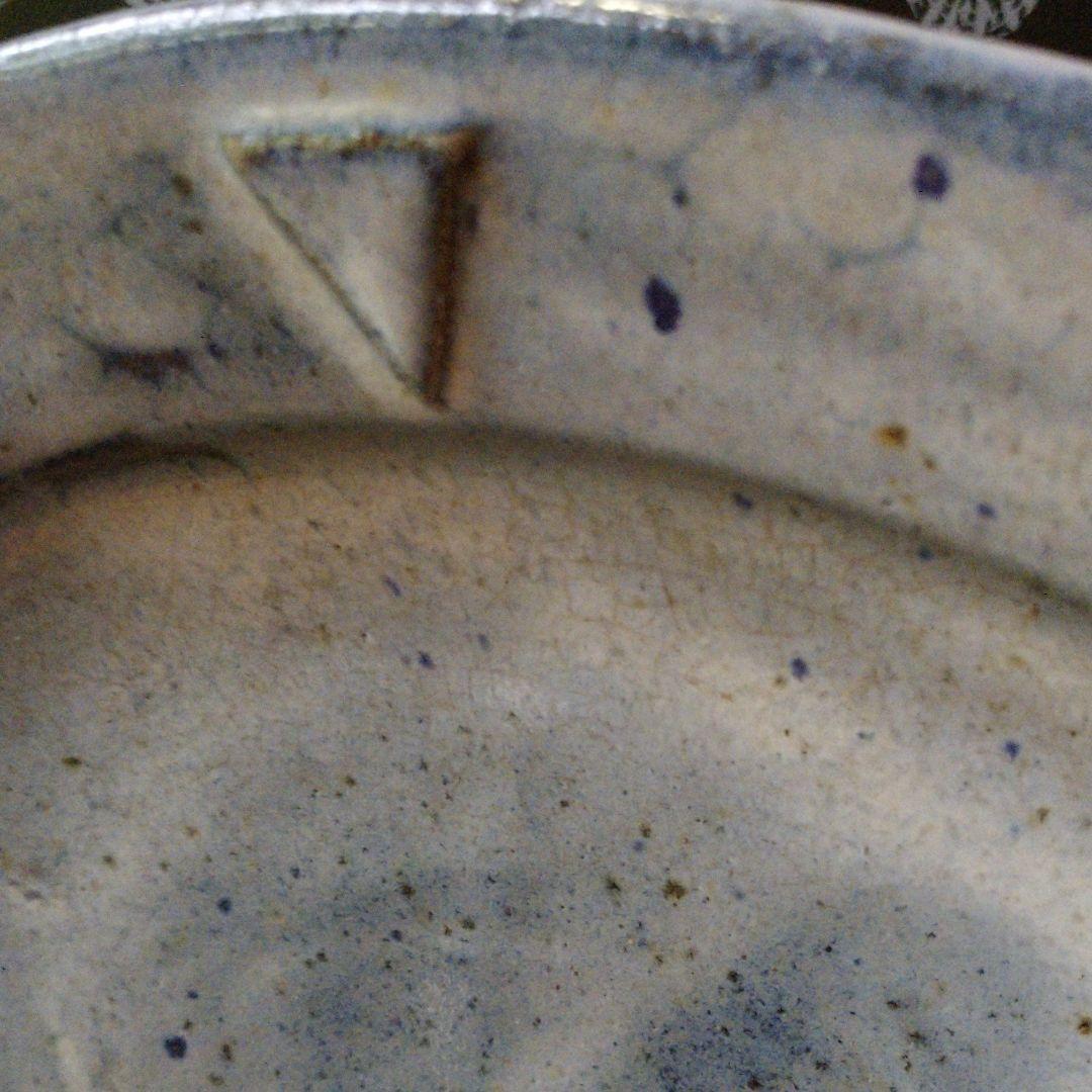 益子焼　希少　【 秋山一夫】作 大皿35.0cm