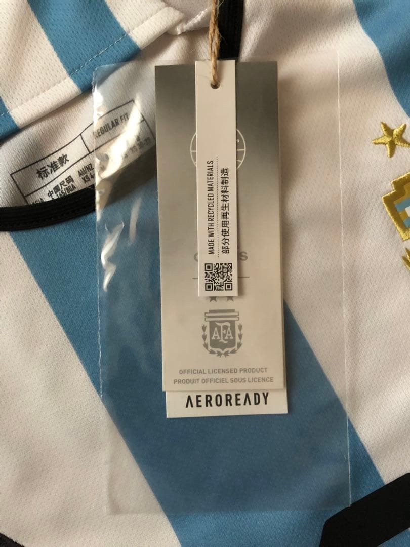 【未使用タグ付き】メッシ　2022年W杯アルゼンチン代表【レディース】