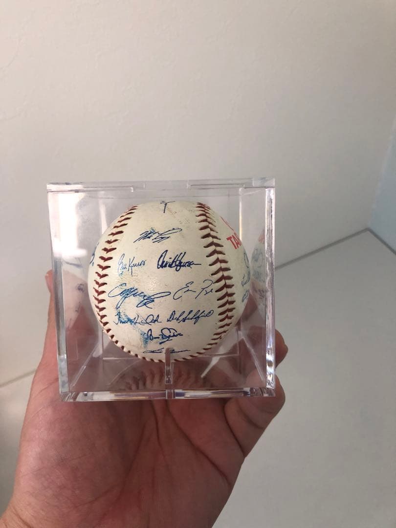 【貴重】ドジャース　サインボール〈MLB最後の没収試合/野茂先発〉