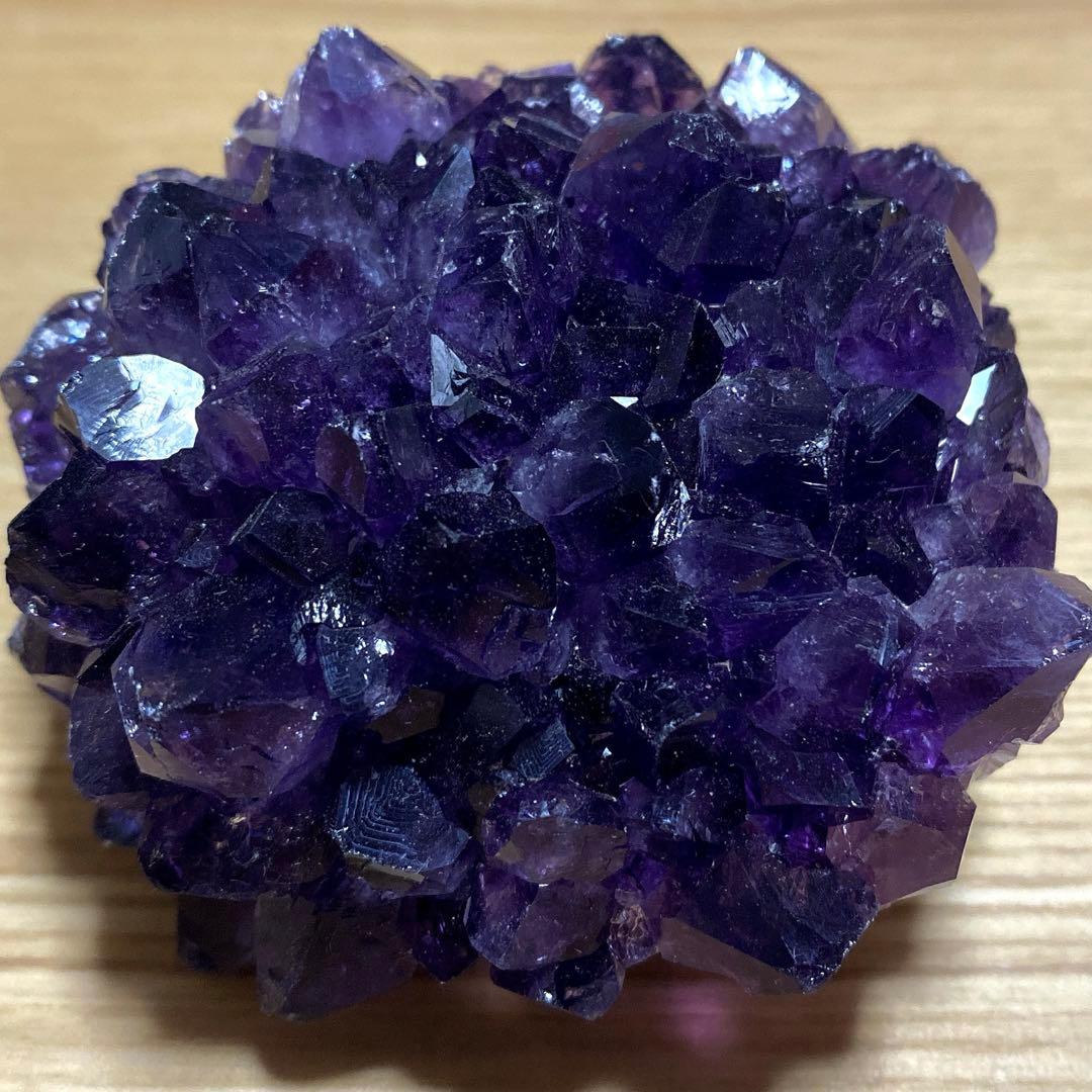 ご奉仕品　高級　アメジスト　フラワー　花　クラスター　天然石　天使の指紋