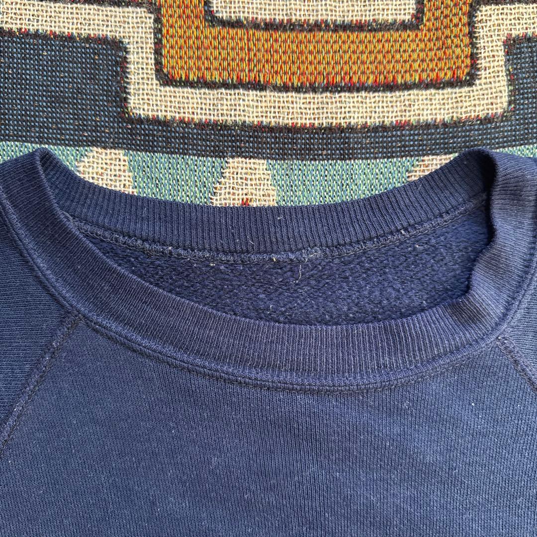 す*ぶ様 超美品 60’s カレッジスウェット 茄子紺