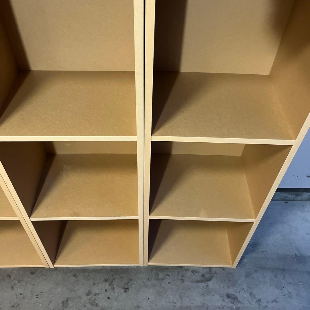 廃盤希少★無印 パルプボードボックス・タテヨコＡ４サイズ・３段 ２個セット