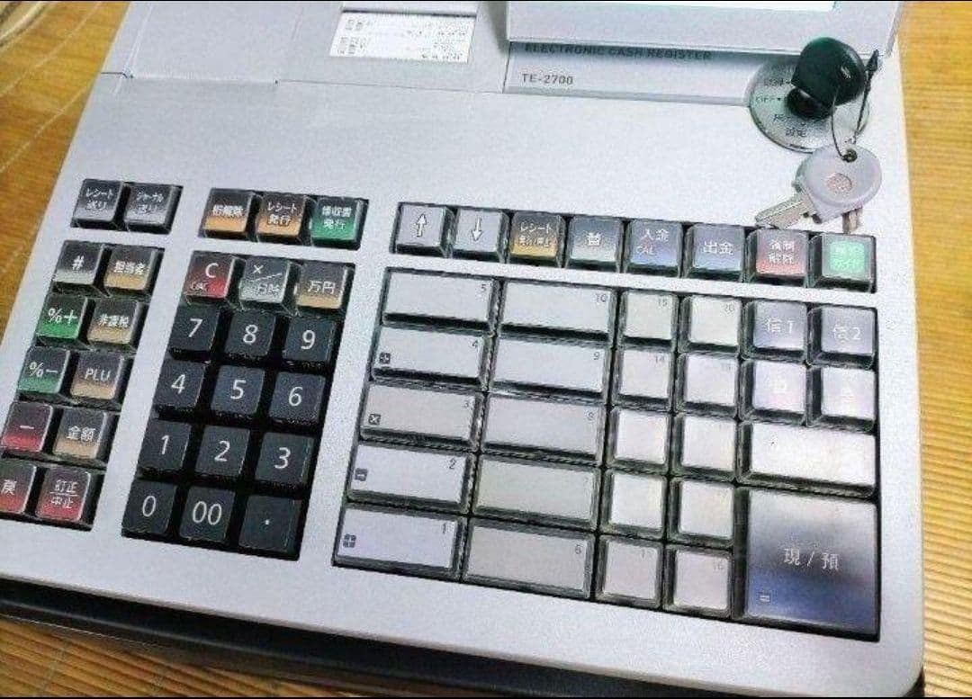 カシオレジスター　TE-2700　フル設定込み　PC連携　7211172