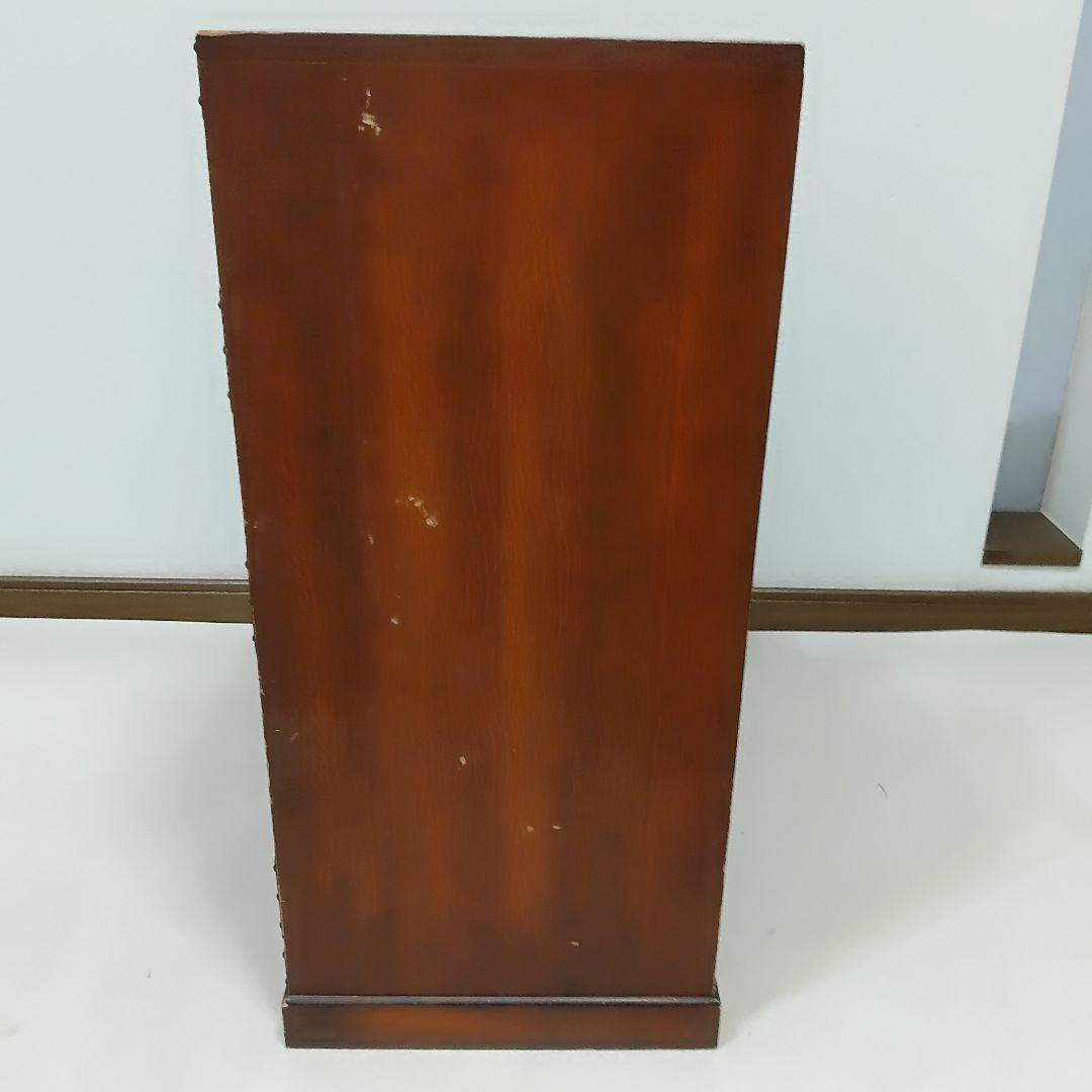 レトロ調 階段タンス 和風 民芸家具 小物収納　左下り