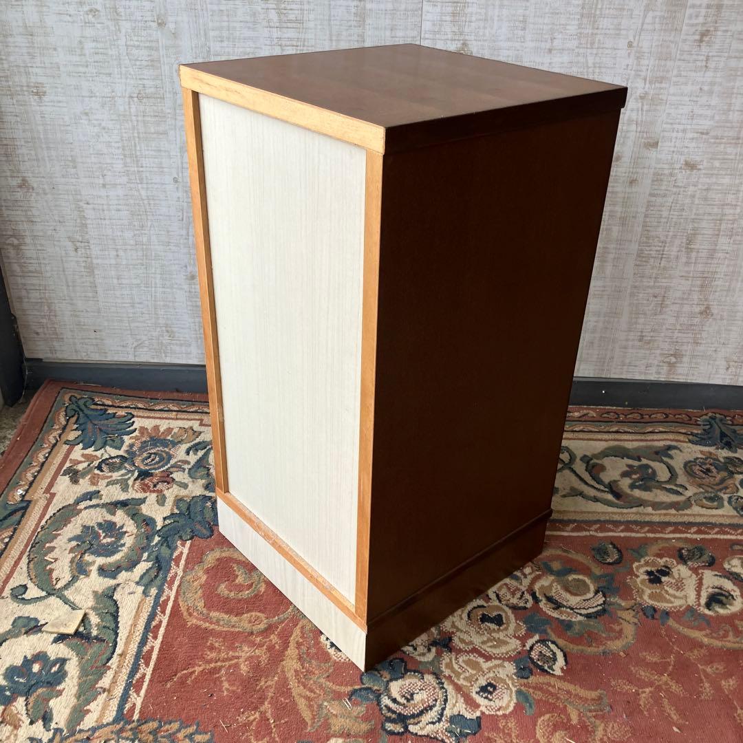 昭和レトロ 喜多製作所 古家具 木製チェスト 4段 箪笥 タンス ヴィンテージ