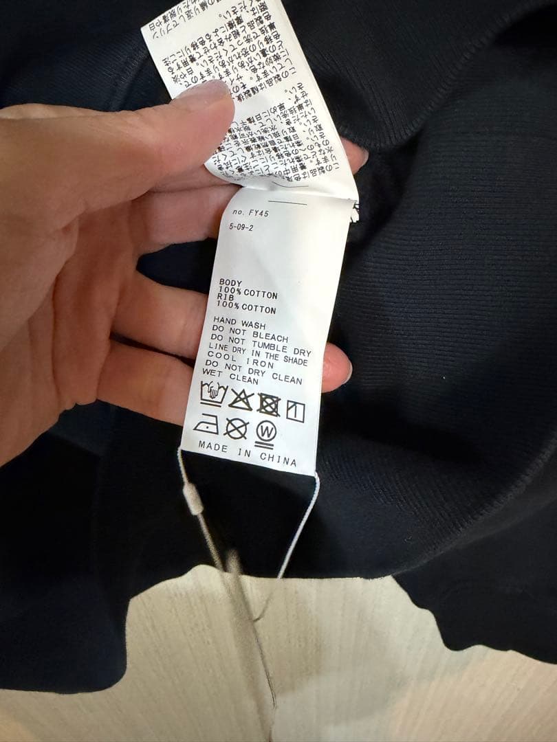 Spick&Span Higuchi*S 2wayオーバーサイズスウェット新品