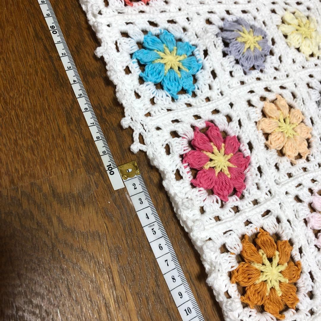 モチーフ編みマルチカバー(255)