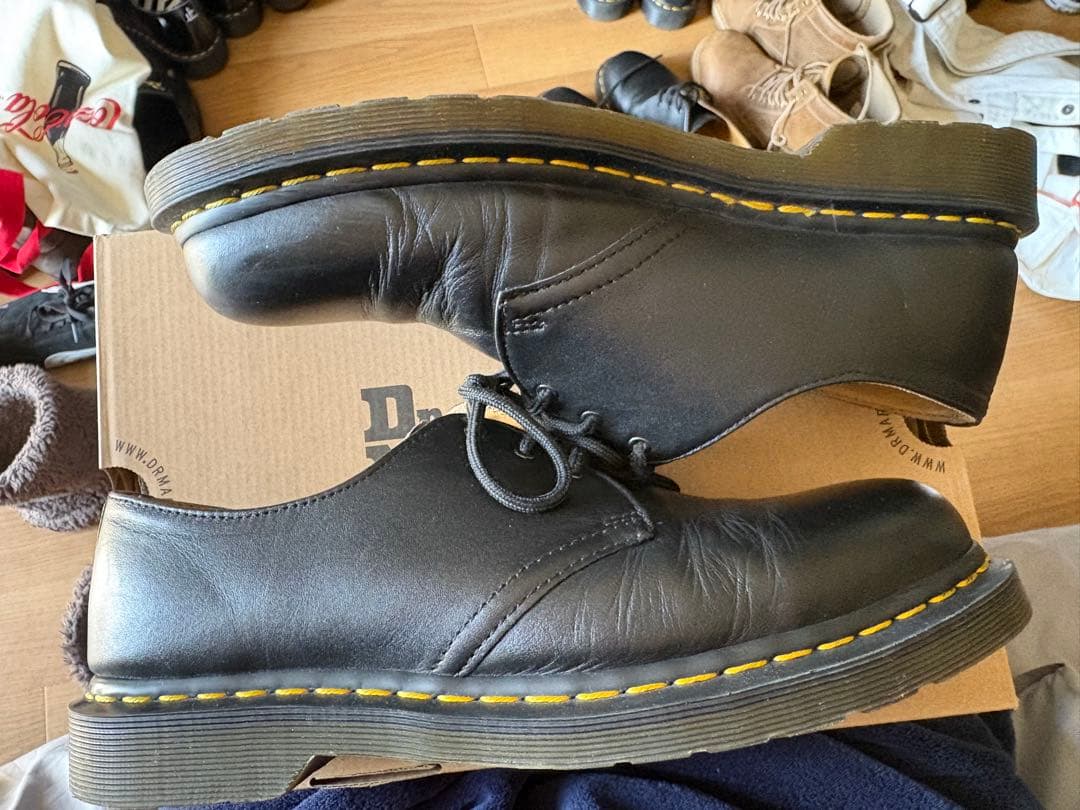 Dr. Martens 1461 3ホール ブラック NAPPAレザー EU43