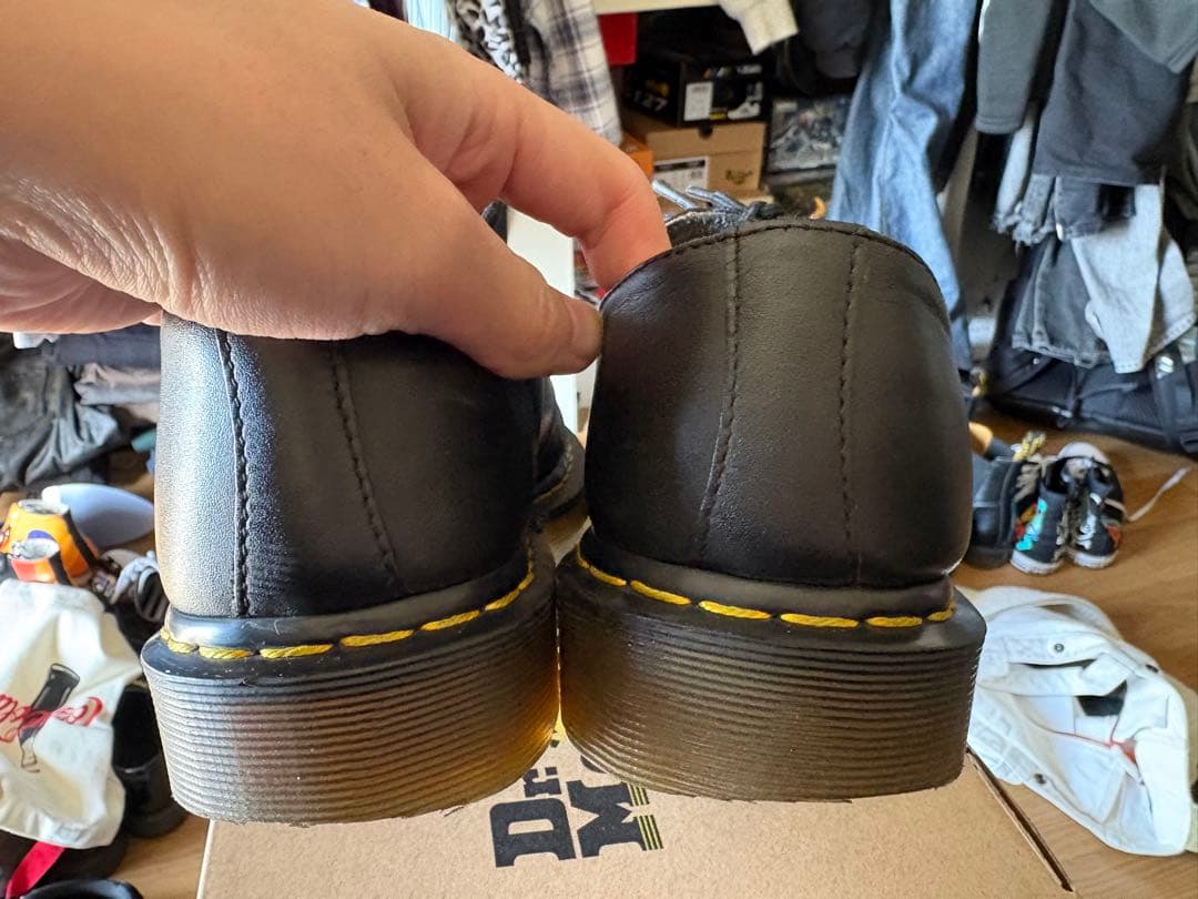 Dr. Martens 1461 3ホール ブラック NAPPAレザー EU43