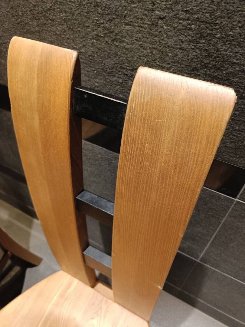 木製ダイニングチェア 2脚セット