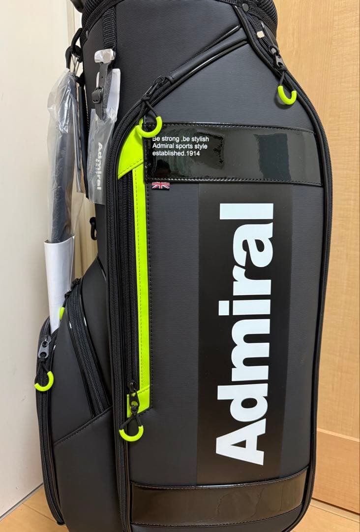 新品★アドミラル★キャディバッグ★ゴルフ★未使用★タグ付き★admiral★レア
