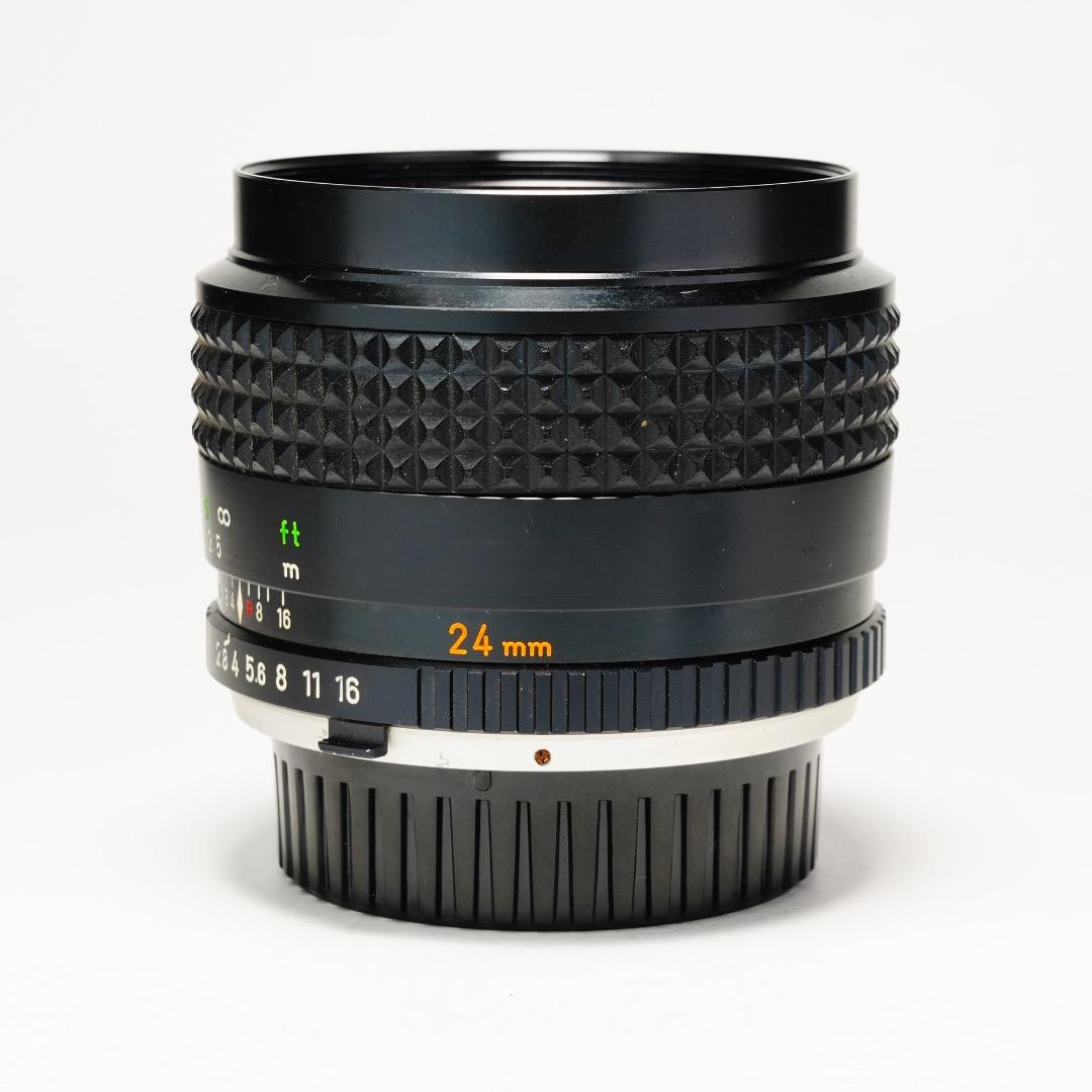 希少【極美品】動作◎ ミノルタ MC W.ROKKOR 24mm F2.8 21