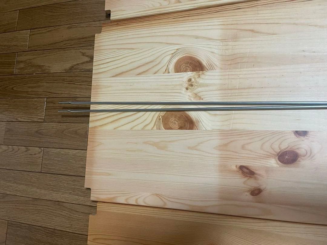 無印良品　パイン材ユニットシェルフ　86センチ幅小　木製ラック　木製シェルフ