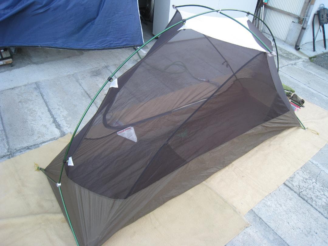 【ごまだし-さん】MSR HUBBA ハバ ソロテント グリーン 1人用