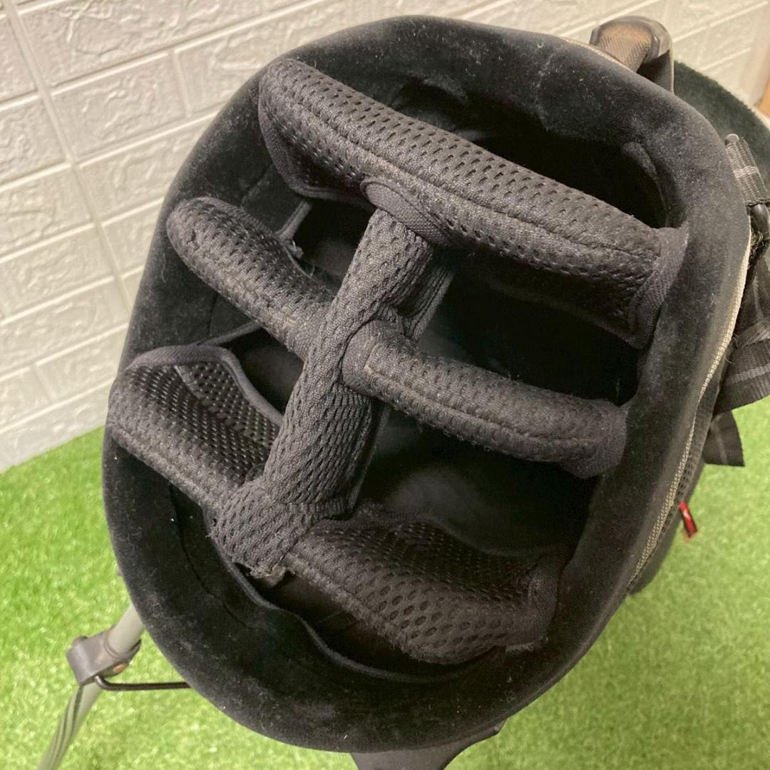 【美品】NIKE ナイキ　キャディバッグ　　スタンド式　ブラック