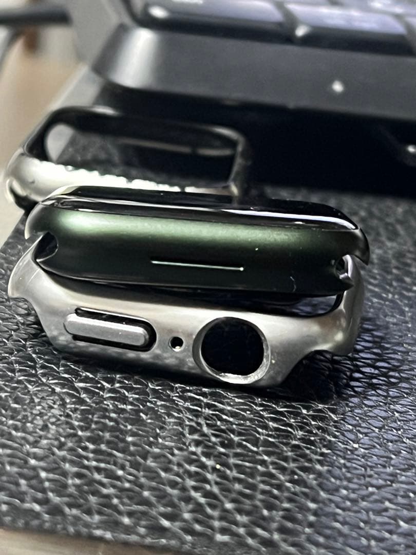 Apple Watch 7 GPS 45mm グリーン バンド14本ケース3個