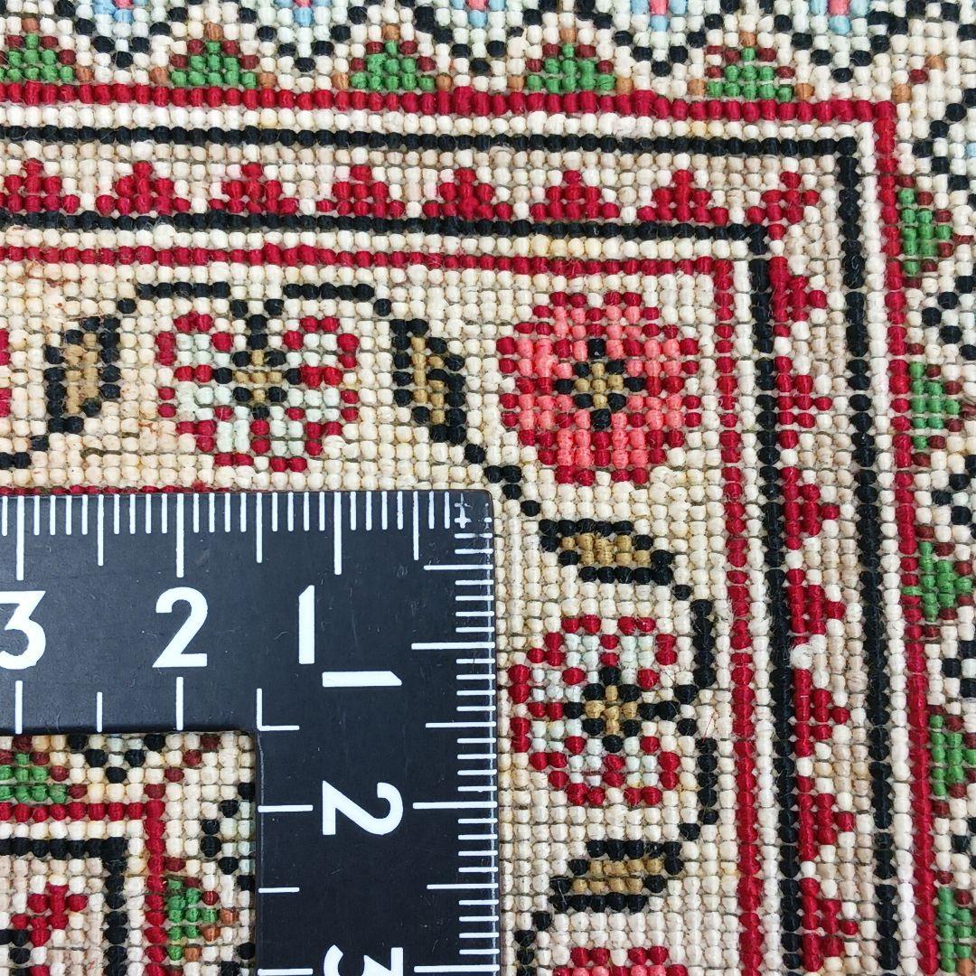 専用Y3250 ペルシャ絨毯 クム産 シルク100% 手織り90万ノット