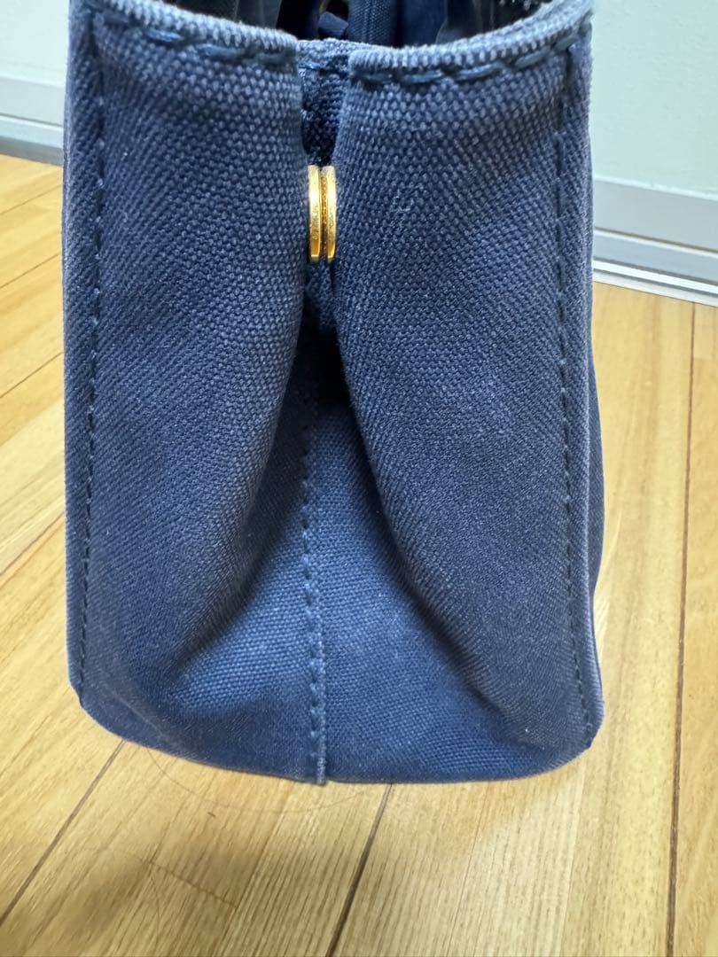 プラダ カナパ デニム ブルー ネイビー バック バッグ トートバッグ
