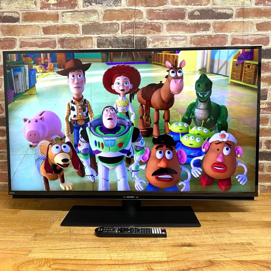 シャープ 43V型 4K液晶テレビ AQUOS 4T-C43DL1 動画アプリ○