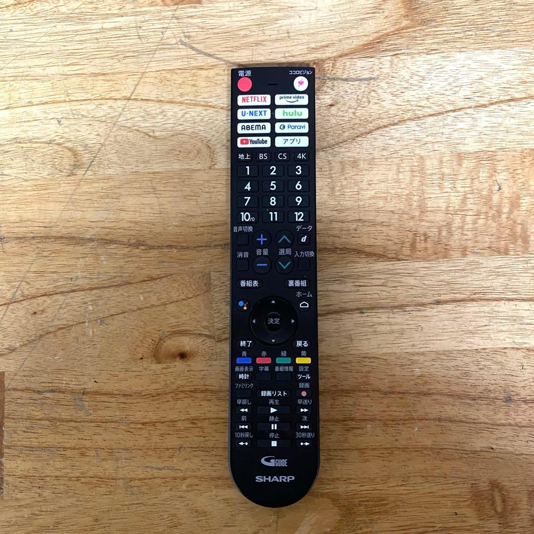 シャープ 43V型 4K液晶テレビ AQUOS 4T-C43DL1 動画アプリ○