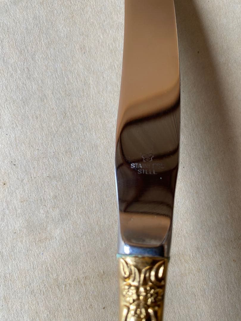 金メッキ　カトラリーセット　ゴールド