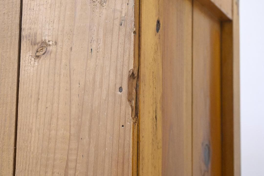 NH11 超稀少 昭和レトロ アンティーク 銭湯 女湯　総無垢 鍵付き