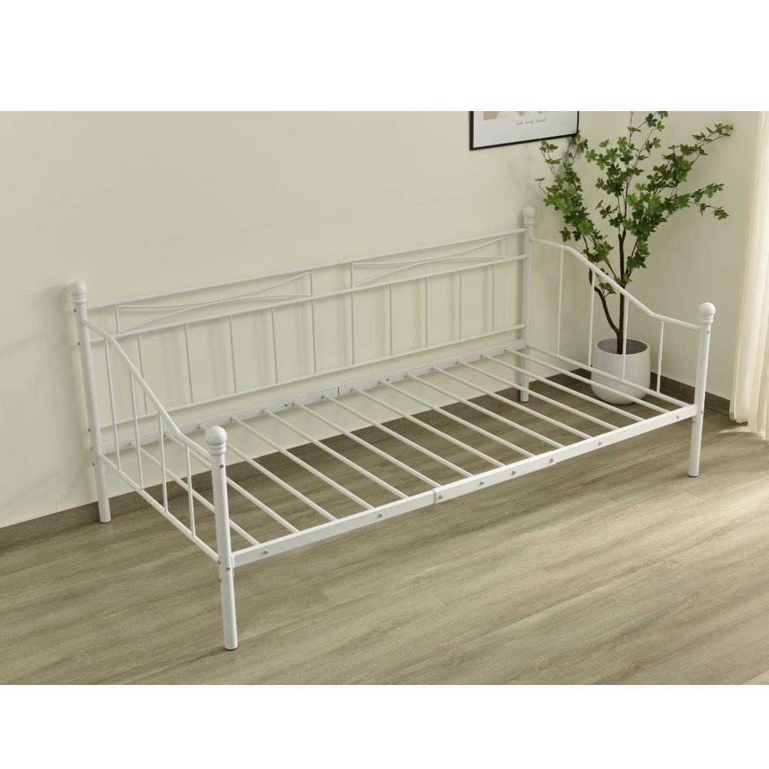 【新作】【ホワイト】シングルベッド パイプベッド シングル ベッドフレーム