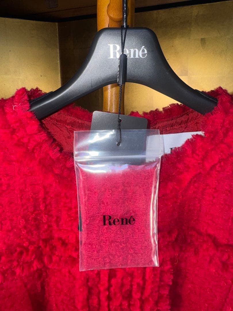 【Reneルネ】新品タグ付定価99,000円入手困難2025モデルワンピース38