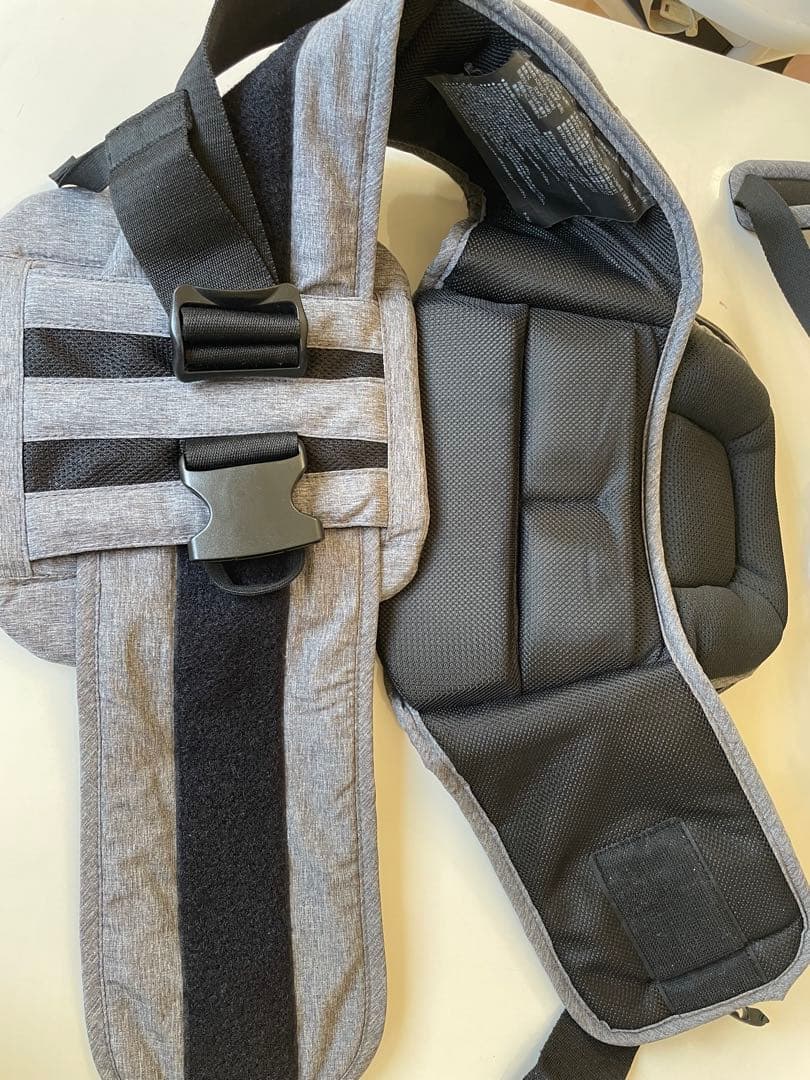 【美品】POLBAN PRIME ポルバンヒップシート抱っこひも メランジグレー