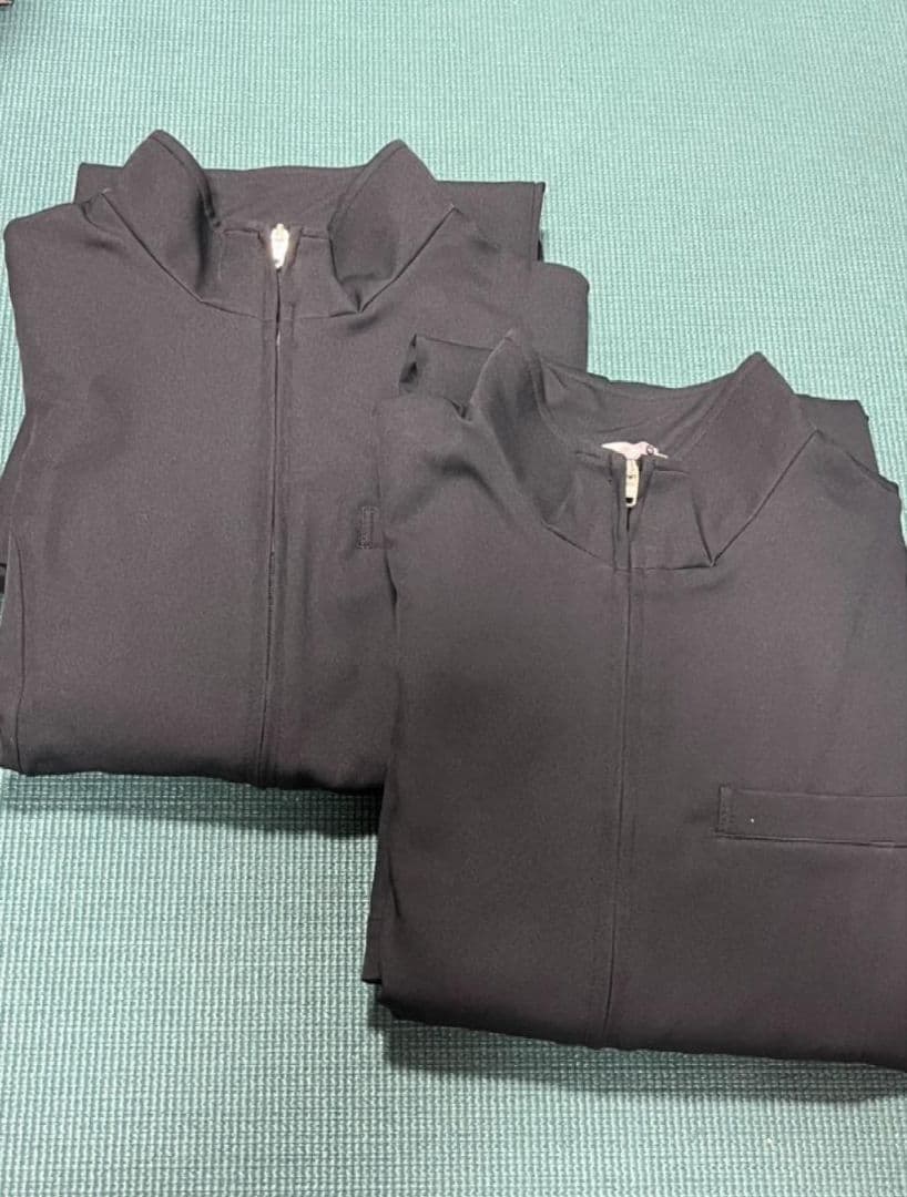 rui　エステ 制服・ユニフォーム2枚セット 半袖ワンピースL