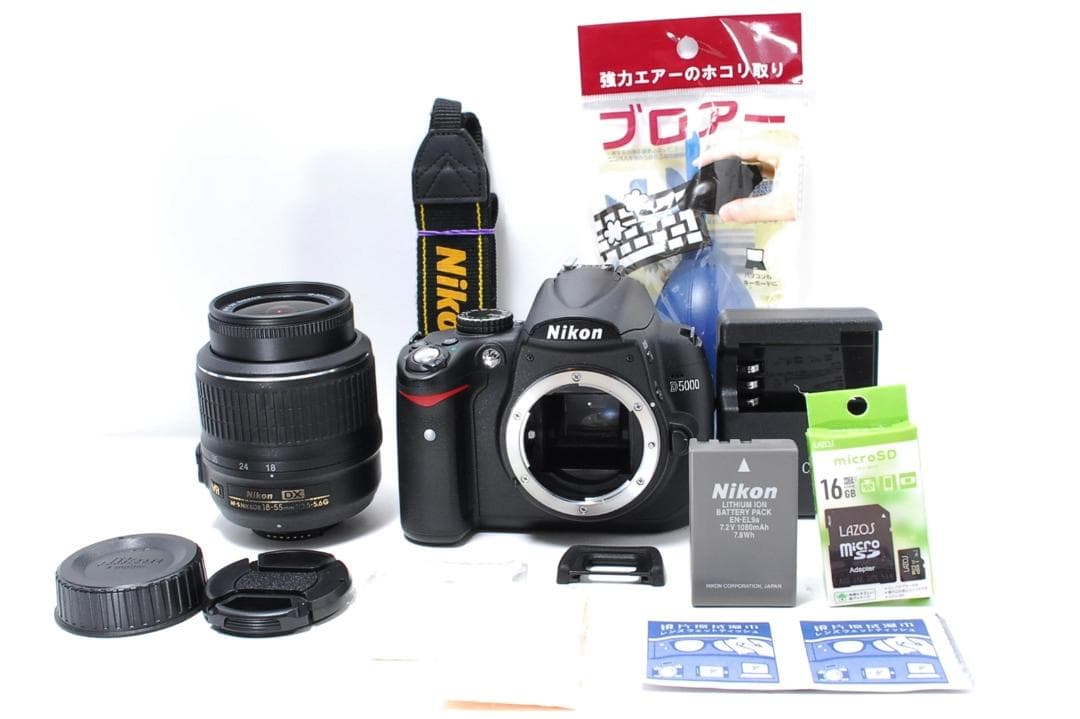 【ショット数少なめ】Nikon D5000　スマホ転送　動画も自撮りもOK