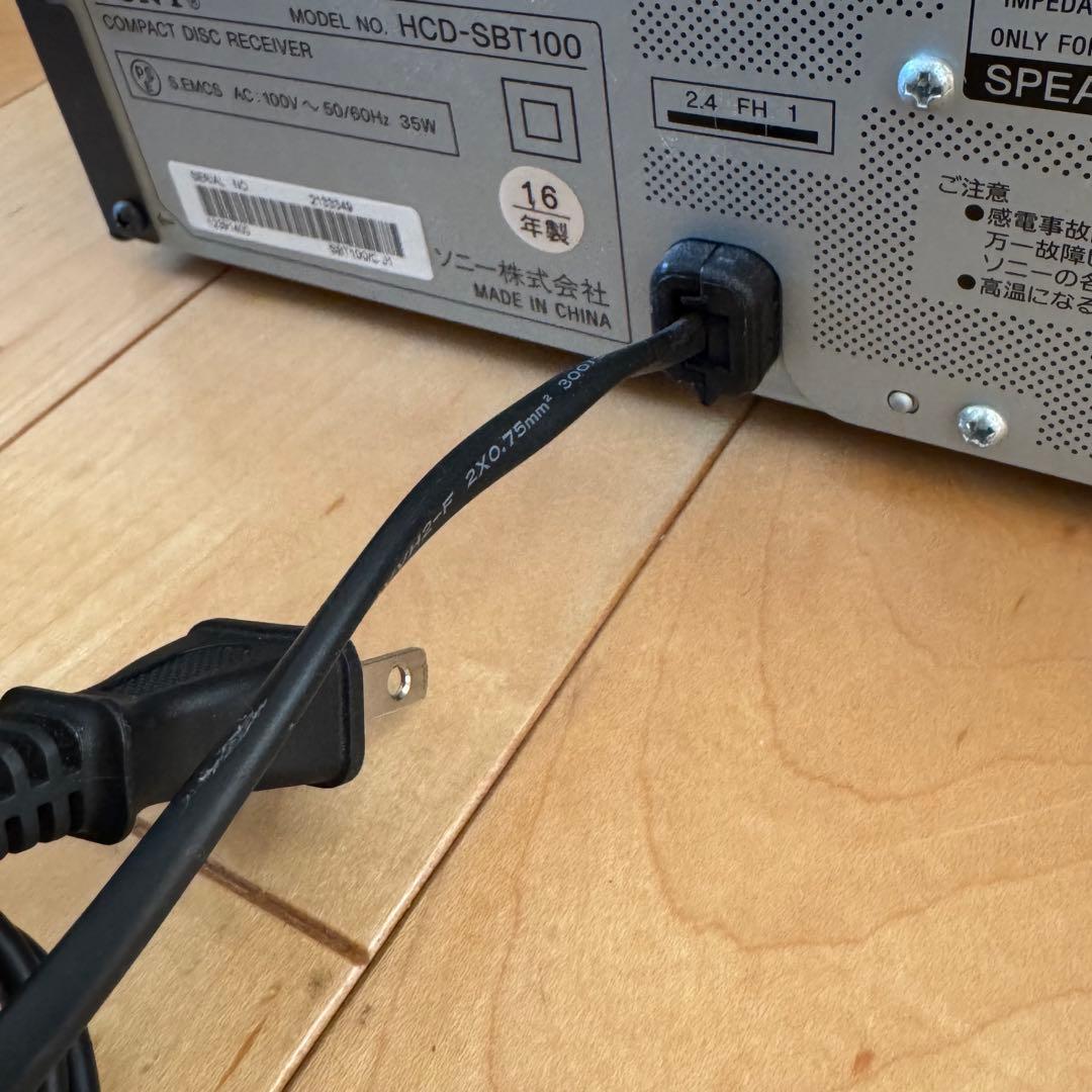 【動作確認済】SONY HCD-SBT100 ミニコンポ