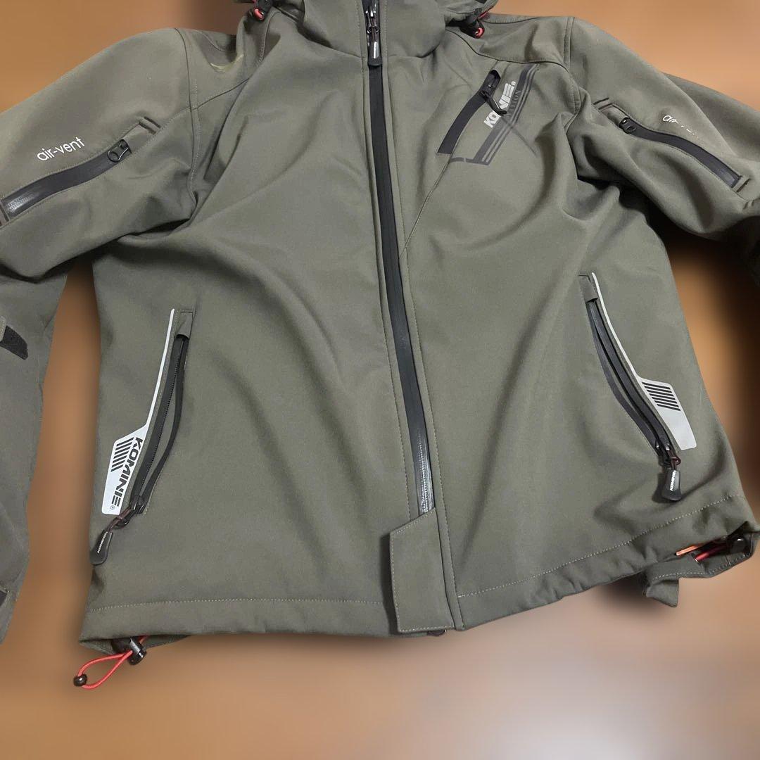 KOMINE 3シーズンジャケット XL カーキ