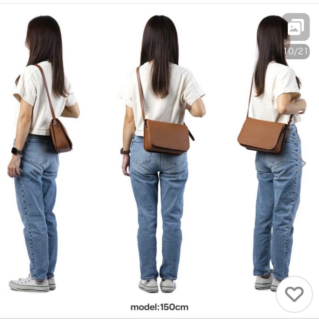 SLOW スロウ / shrinkシュリンクレザーショルダーバッグ