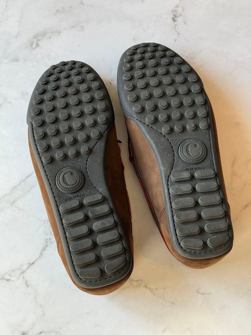 Lobb’s スエード モカシン 靴 ブラウン 甲高 幅広