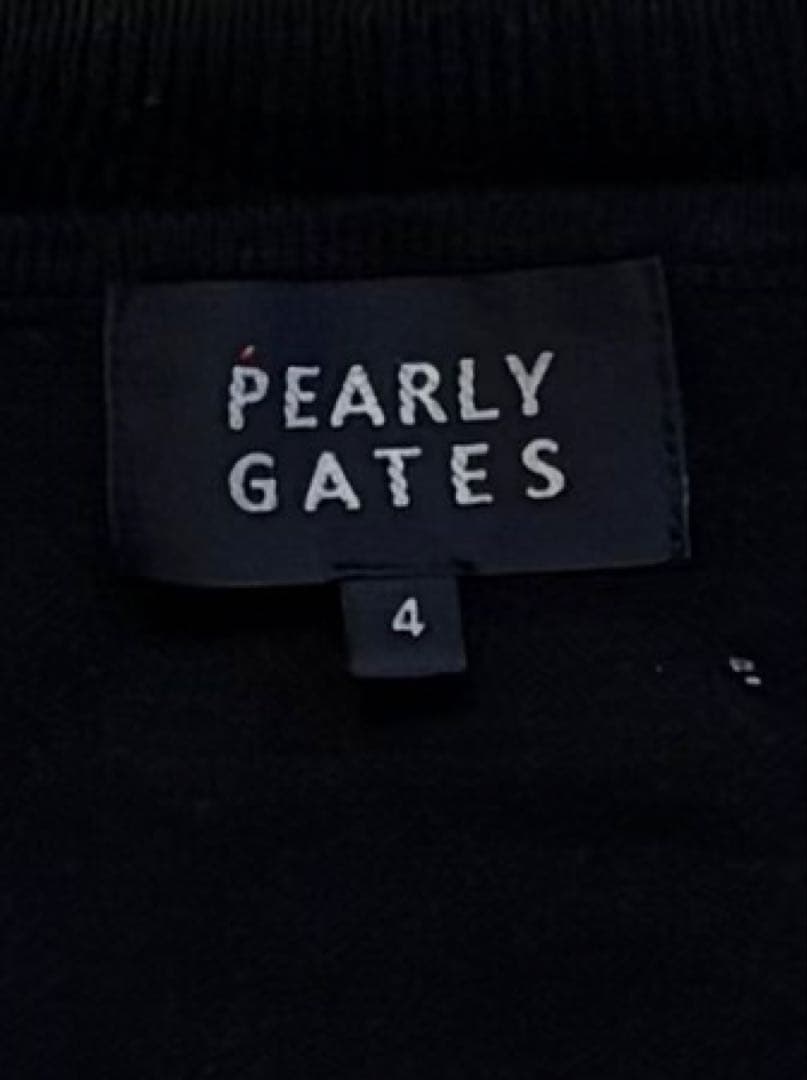 PEARLY GATES ブラックセーター ハイネック