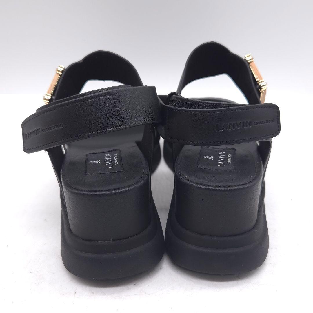 未使用 LANVIN COLLECTION ランバン バックルモチーフ