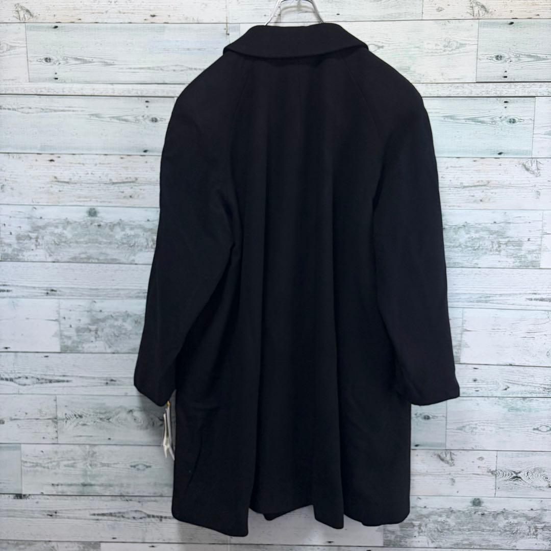 ☆大きいサイズ・3L☆カシミヤブレンドウールコート　未使用タグ付　15号　黒色