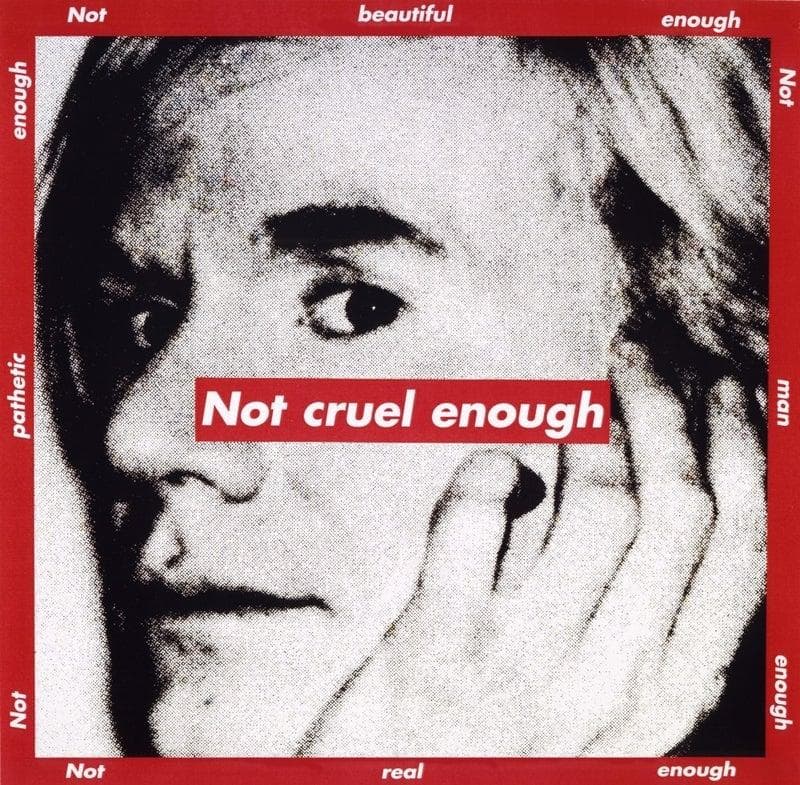 NYC限定メトロカード(デザイン: バーバラ・クルーガー)