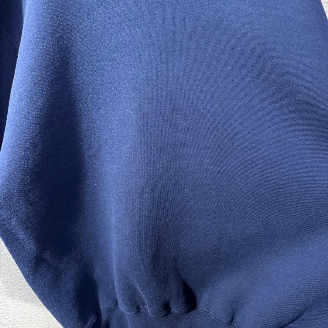 W*L様 希少 90s USA製 RUSSELL 無地 plain 前V ネイビ