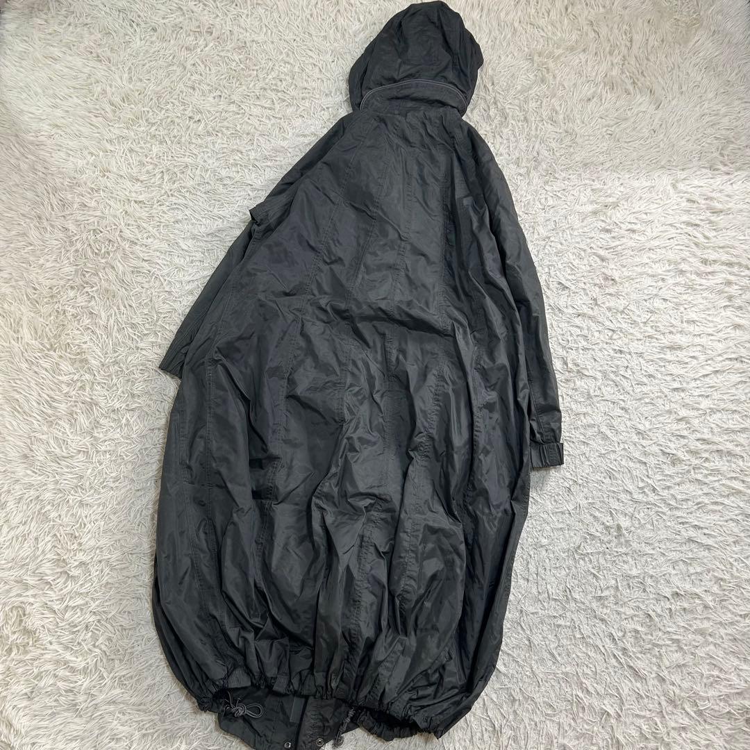 14372✨ISSEY MIYAKE パラシュートコート ナイロン フード収納