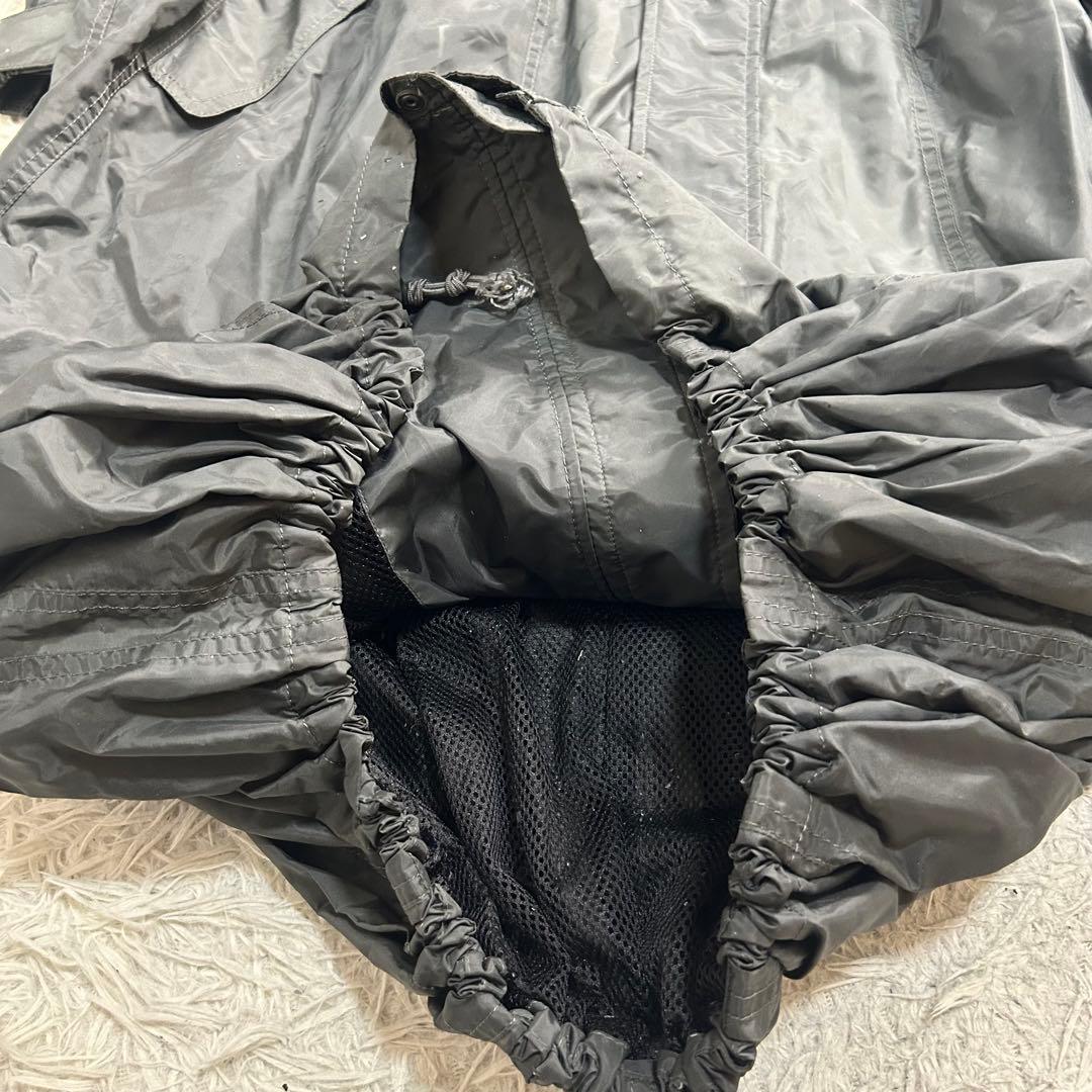 14372✨ISSEY MIYAKE パラシュートコート ナイロン フード収納